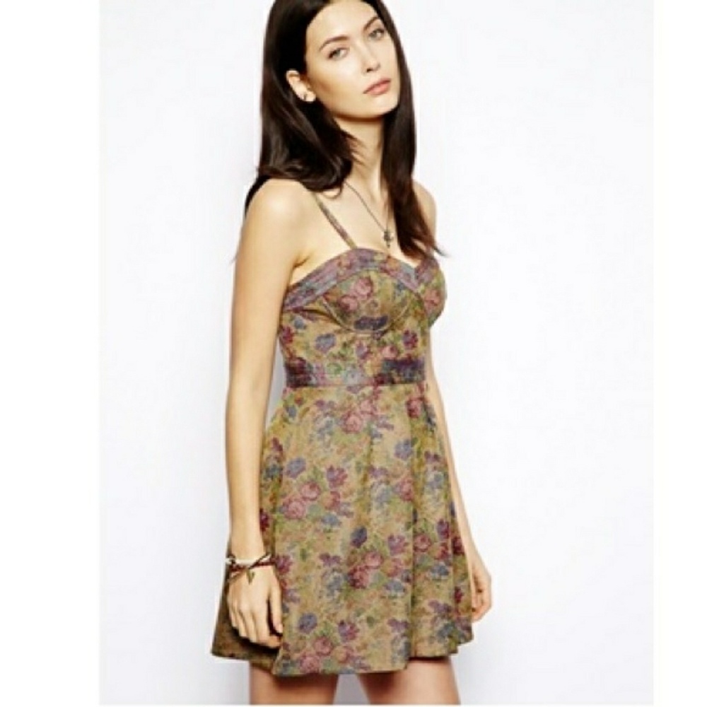 Free People Tapestry Jacquard Dress
